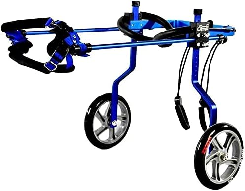 Метална Скелетна количка за домашни любимци, Инвалидна количка за задните крака, Количка за кучета, Инвалидна количка за задните крака с увреждания, Малко Куче /Куч