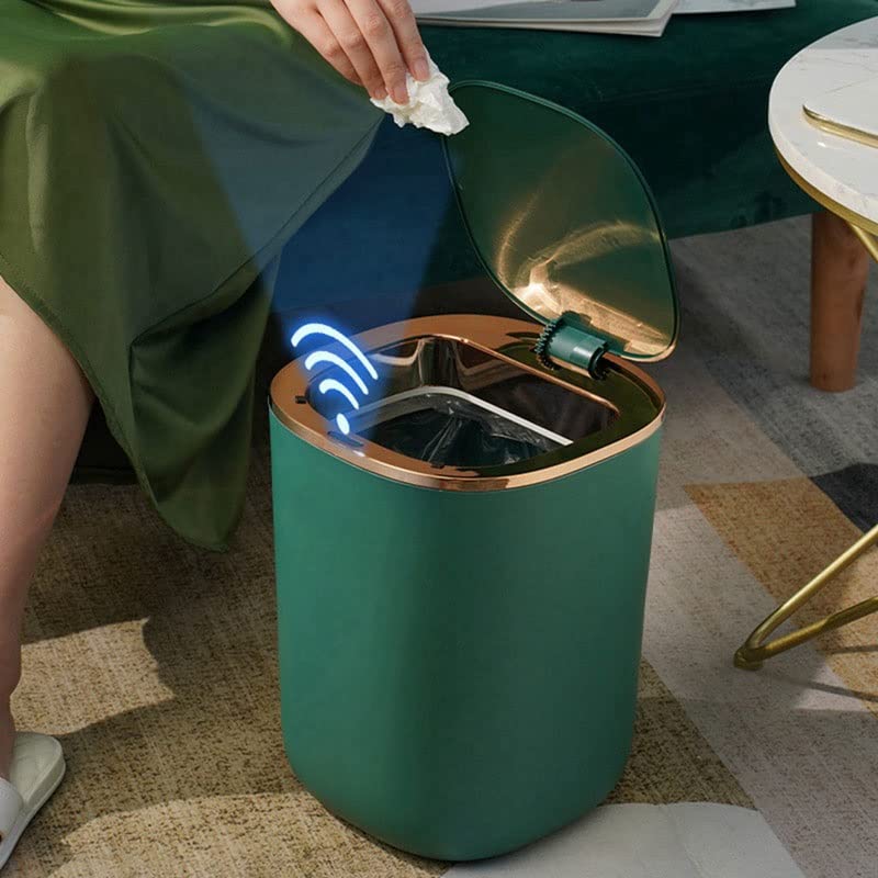 YCFBH Интелигентно Сензорно Кошчето за боклук за Кухня, Баня, Тоалетна, кошче за Боклук с Автоматична Индукция, Водонепроницаемое