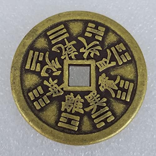 AVCITY Антични ръчна изработка, удебелена гладко плаване с мед, медна монета с диаметър 43 мм, дебелина 3 мм 183