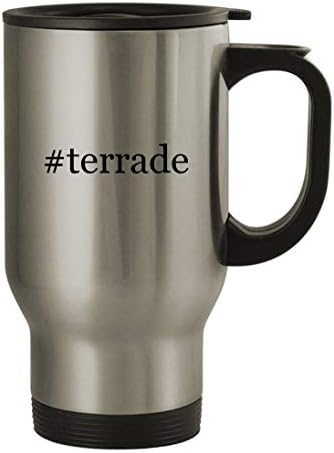 Подарък дрънкулки terrade - Пътна Чаша от Неръждаема Стомана с тегло 14 грама, сребрист