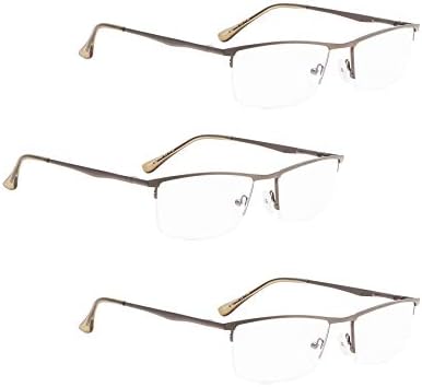 LUR 7 опаковки очила за четене без рамки + 3 опаковки очила за четене в полукръгла рамка (общо 10 двойки ридеров + 0,50)