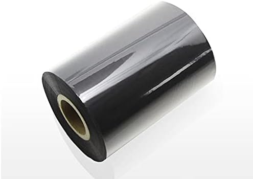 12 Ролки Wolfbarco 1,96 x 1312 (50 мм х 300 м) Термотрансферная лента премиум-клас от Восък/смола за етикети Черен цвят за принтери