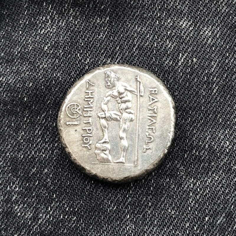 Гръцките Монети, Месинг Със Сребърно Покритие Старинни Занаяти Чуждестранни Възпоменателни Монети Неправилен Размер Тип 14