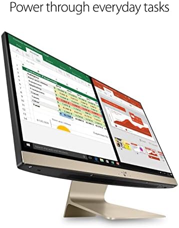 Настолен компютър ASUS AiO 27 All-in-One, AMD Ryan 7 5700U, 27-инчов чувствителен на допир дисплей с led подсветка на панела NanoEdge,
