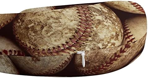 Старата Реколта Бейзболна Възглавница Memory Foam Travel Neck Pillow U-Образна форма за Подкрепа на главата и врата