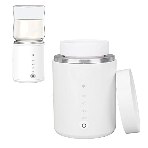 Нагревател Бутилки за Хранене на бебето с 2 Адаптера За Отпускане на Акумулаторна батерия USB Нагревател Бутилки за Мляко с 4 Възможности