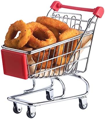 Хладилник Контейнери За Съхранение на Плодове и Мини-Количка За Пазаруване Количката за Пазаруване пържени Картофи Пилешки Хапки