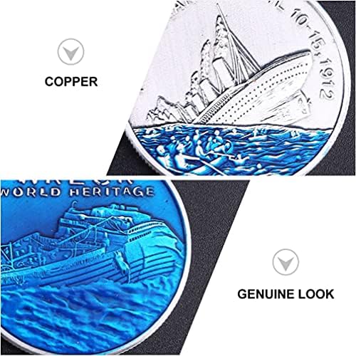 NUOBESTY Титаник на Възпоменателна Монета От Неръждаема Стомана Предизвикателство Монета Переворачивание Монета вземане на Решения