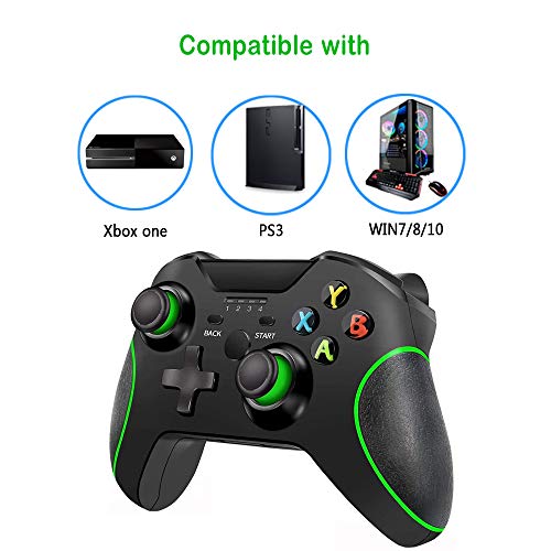 Безжичен контролер Xbox one, вграден геймпад с двойна вибрация на 2.4 Hz, Съвместим с Xbox One / One S/ One X / One Elite / PS3