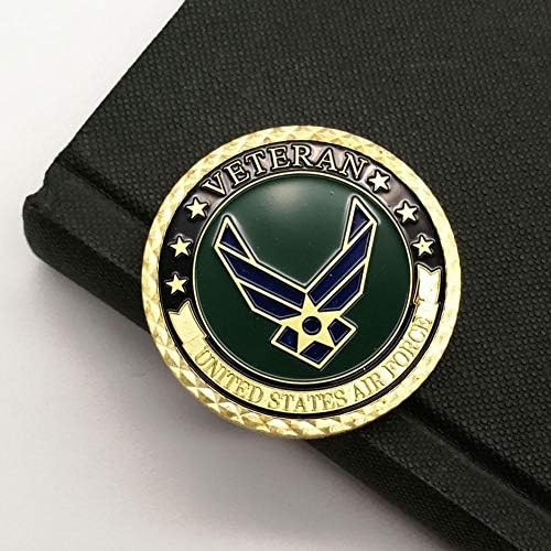 Почетен Монета Ветеран от военновъздушните Сили на Съединените Щати Чест Кураж Цел са подбрани Златна Възпоменателна Монета Предизвикателство