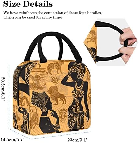 Чанта за Обяд Чанта-Тоут Боулинг, Неонови Светещи Игли Художествена Илюстрация на Изолиран Обяд-Бокс за многократна употреба Обяд-Органайзер