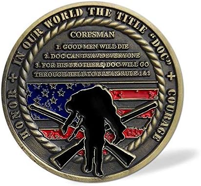 Монета покана на д-р Подреден Военноморските сили на САЩ Възпоменателна Монета Ветеран Госпитального подреден