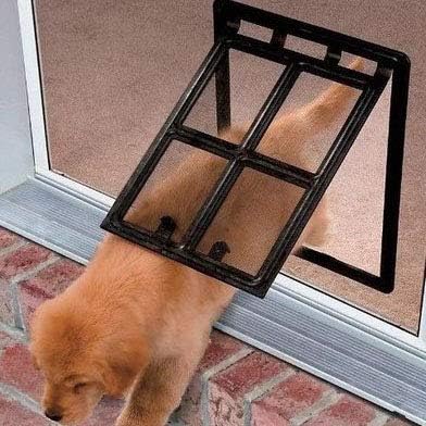 Двустранен вратата на достъпа за домашни любимци LOVEPET, Задвижваната с Мрежесто прозореца, на вратата на достъпа За Кучета, Задвижваната
