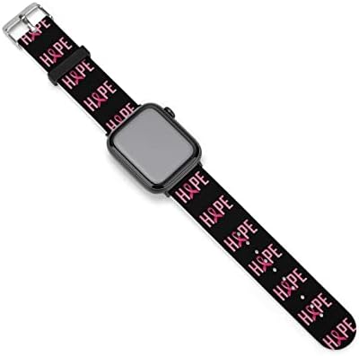 Силиконови Каишки за часовници Breast Cancer Awareness Hope, Съвместими с Быстроразъемным каишка Apple Watch, за iWatch Series 8
