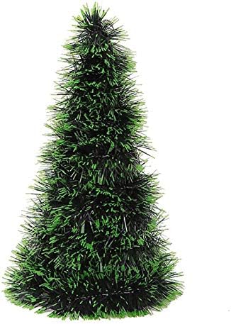 XIOS Коледна Украса Зимни Ваканции Коледна украса Креативен Цветен Мини Коледно Дърво Тенис на Масив Дърво Начало Декор Украса за бродерия (Зелен, един размер)