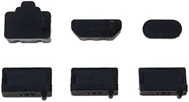 Wanghuaner 6 Бр. Комплект Силиконови Пылезащитных заглушек USB, RJ-45 За защита от прах