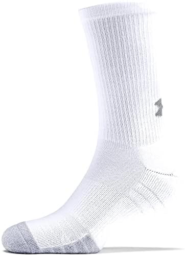 Спортни чорапи за възрастни Under Armour HeatGear Crew 3 Опаковки в Бял цвят