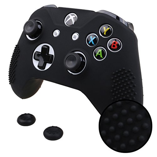 Комплект противоскользящих силиконови калъфи Pandaren с шипове контролера на Xbox One S / Xbox One X (Калъф X 2 + дръжка за палеца