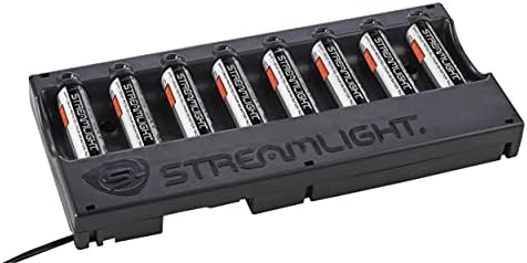 Streamlight 20221 SL-B26 Защитена Литиево-Ионное USB-Аккумуляторное Зарядно устройство за 8 устройства, Черно