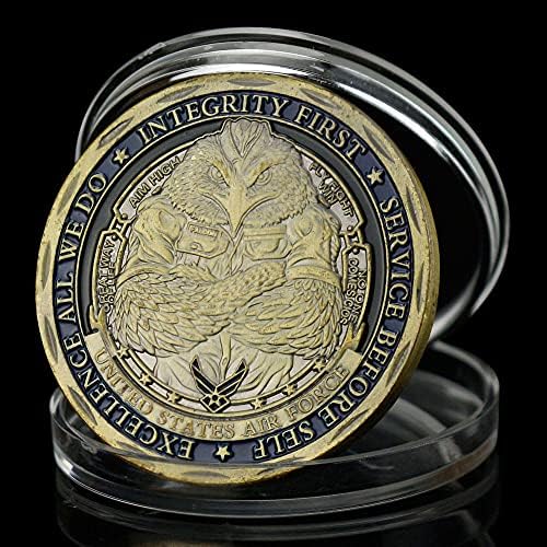 Монета на Повикване на военновъздушните сили на САЩ, покрит с мед, Катедра военновъздушни сили, Сувенир, Подарък, Възпоменателна