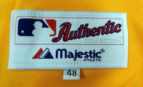 2009 Питсбърг Пайрэтс Луис Круз №36 Публикувано жълта риза 1979, Използван в Алтернативни на играта, тениски MLB