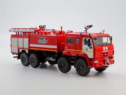 Старт на Мащабни Модели на Пожарната летище AA-13/60 за КАМАЗ-6560 летище Храброво 1/43 ABS Камион Отбор Модел