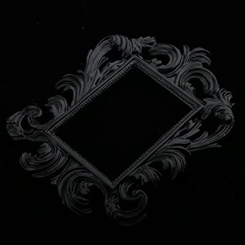 Esquirla Бели/ Черни Реколта Рамки за снимки в стил барок, Стенни Рамки . Снимки с размери 57 X 2,36 инча, черен, както е описано