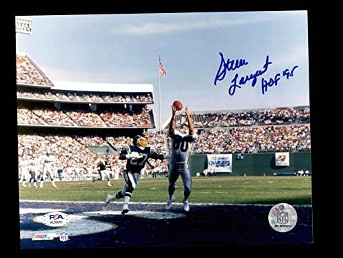 ДНК на Стив Ларджента от PSA С Автограф 8x10 на Снимка С Автограф Seahawks - Снимки NFL С автограф