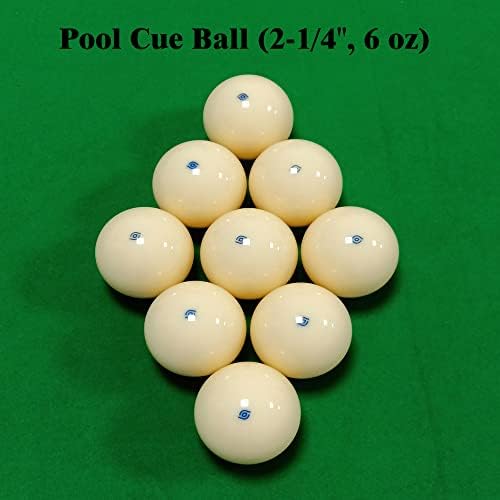 Билярдна ориентир премиум-клас Международен стандартен размер и тегло (2-1 / 4 инча, 6 унции) Всеки топката-бияч да бъде тестван