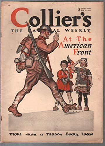 Collier's 18.05.1918-Издание за Първата световна война-Криминално чтиво - Американски флаг-Пигли Вигли-ТНА