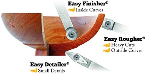 Easy Wood Tools Мини-Финишер Лесно Finisher (6200) Дървообработващи инструменти Със Сменяеми Твердосплавным нож доставка (6200)