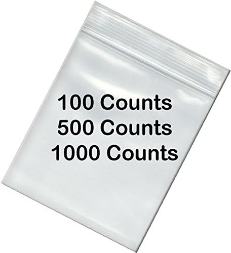 За многократна употреба Прозрачни пластмасови торбички BNY Corner 2 Mil 10x13 с цип 10 x 13 - 1000 броя