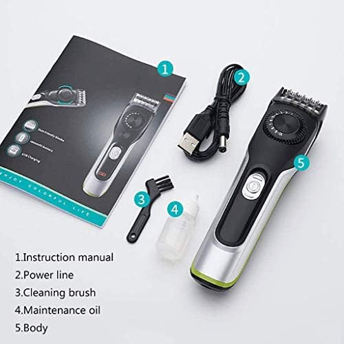 Професионална Машина за косене на косата WHJYO, Преносим Безжична Машинка за подстригване, Регулируем Нож, USB Зареждане, за Мъже,
