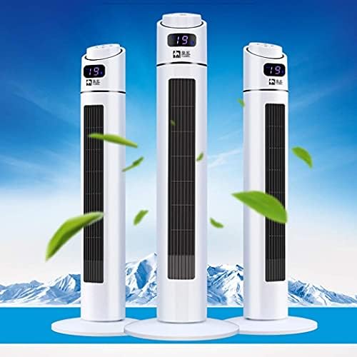 ISOBU LILIANG - Бяло, кула Вентилатор с таймер, Компактен безшумен Осцилиращ Вентилатор за Охлаждане, Настройката на скоростта на