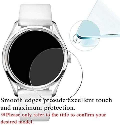 Synvy [3 опаковки] Защитно фолио за екран от закалено стъкло, която е съвместима с ТИСО T-Sport PRC 200 T055.417.11.047.00 часа,