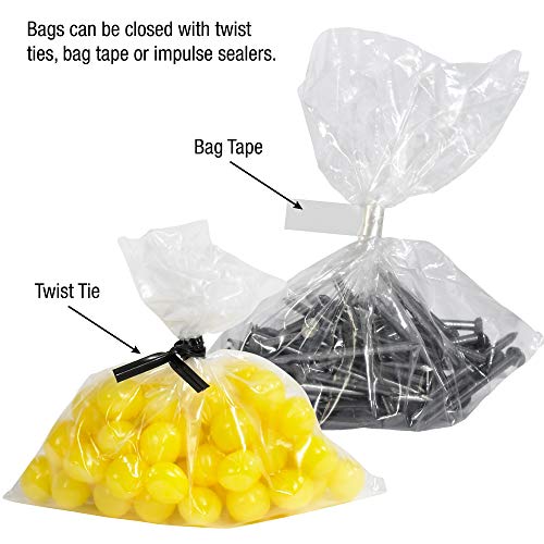 Плоски найлонови торбички марка Partners PPB321, 1,5 mils, 24 x 36, прозрачно фолио (опаковка от 500 броя)
