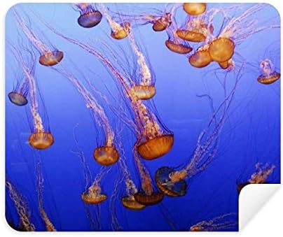 Океанская Медуза Наука за Природата на Картината Плат За Почистване на Екрана за Пречистване на 2 елемента Замшевой Тъкан