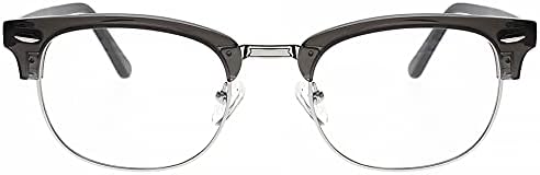 KRT Разпространява Очила за четене от истинско стъкло Clubmaster с Прозрачни увеличительными лещи, диоптър от 1,00 до 3,00