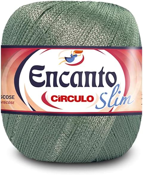 Тънка прежда Encanto от Círculo – Sport от вискоза (опаковка от 1 крушка) – 3,52 унция, 262 ярд – Цвят 5745 евкалипт