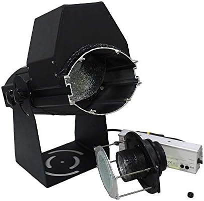 Лампа за проектор GOBO с мощност 200 W, настолен компютър или монтируемый led лампа за проектор GOBO с рекламно лого, черен (4 завъртане