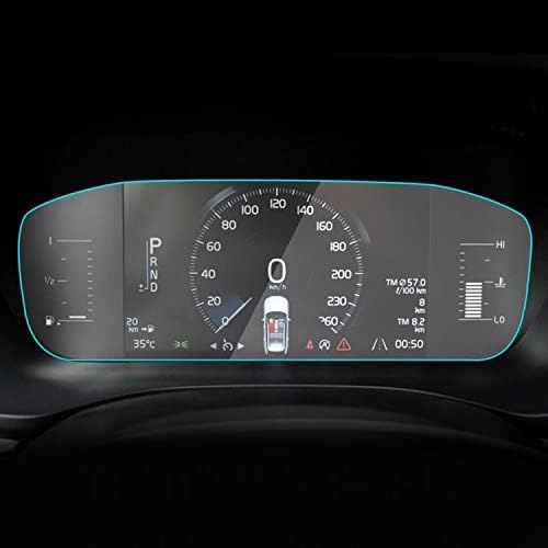 GZGZ Автомобили Мембрана Предната част на Арматурното Табло LCD Екран Защитно Фолио от TPU за Volvo XC40 V90 S90 S60, V60 2021