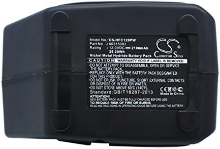 Преносимото батерия Cameron Sino за електрически Инструменти HILTI SF121, SID121, TCD12, 2100 mah