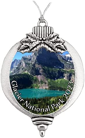 Коледна украса на Националния парк glacier national park Изберете Снежен човек Снежинка или Крушка (Bulb)