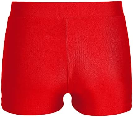 JEEYJOO Детски/ Спортни Панталони за момичета с V-Образно деколте Отпред и ниски Засаждане За момчета, Къси Шорти За Гимнастика