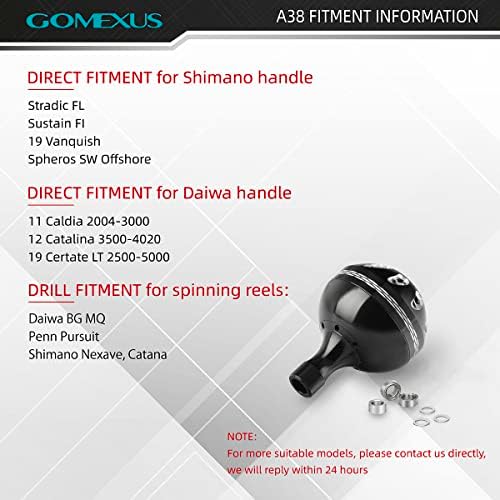 Дръжка хранене GOMEXUS е Съвместим с Shimano Stradic CI4 Sahara FI Daiwa Ballistic LT Exceler LT Смяна на Дръжка на макарата за