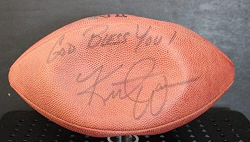Кърт Уорнър е Подписал Футболен автографи Wilson Auto PSA/ДНК AL77843 - Футболни топки С автографи