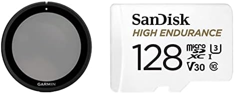 Делото поляризирана леща Garmin за видеорегистратора и SanDisk Карти памет е microSDXC, с капацитет 128 GB с адаптер за видеорегистратора